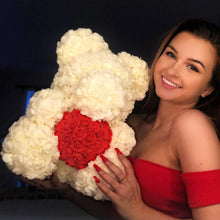 Load image into Gallery viewer, Artificial Luxury Rose Teddy Bear
